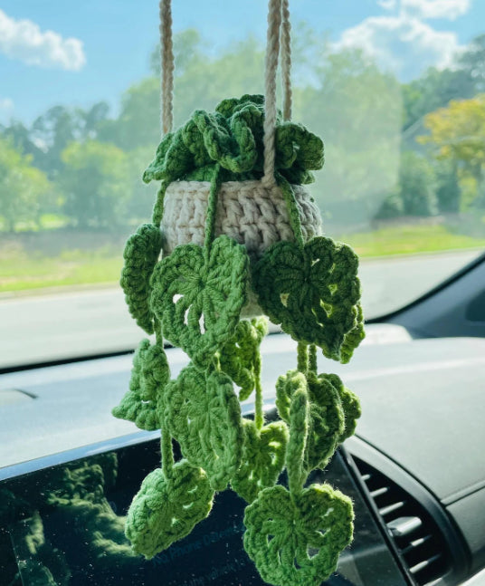 Crochet Hanging Plant