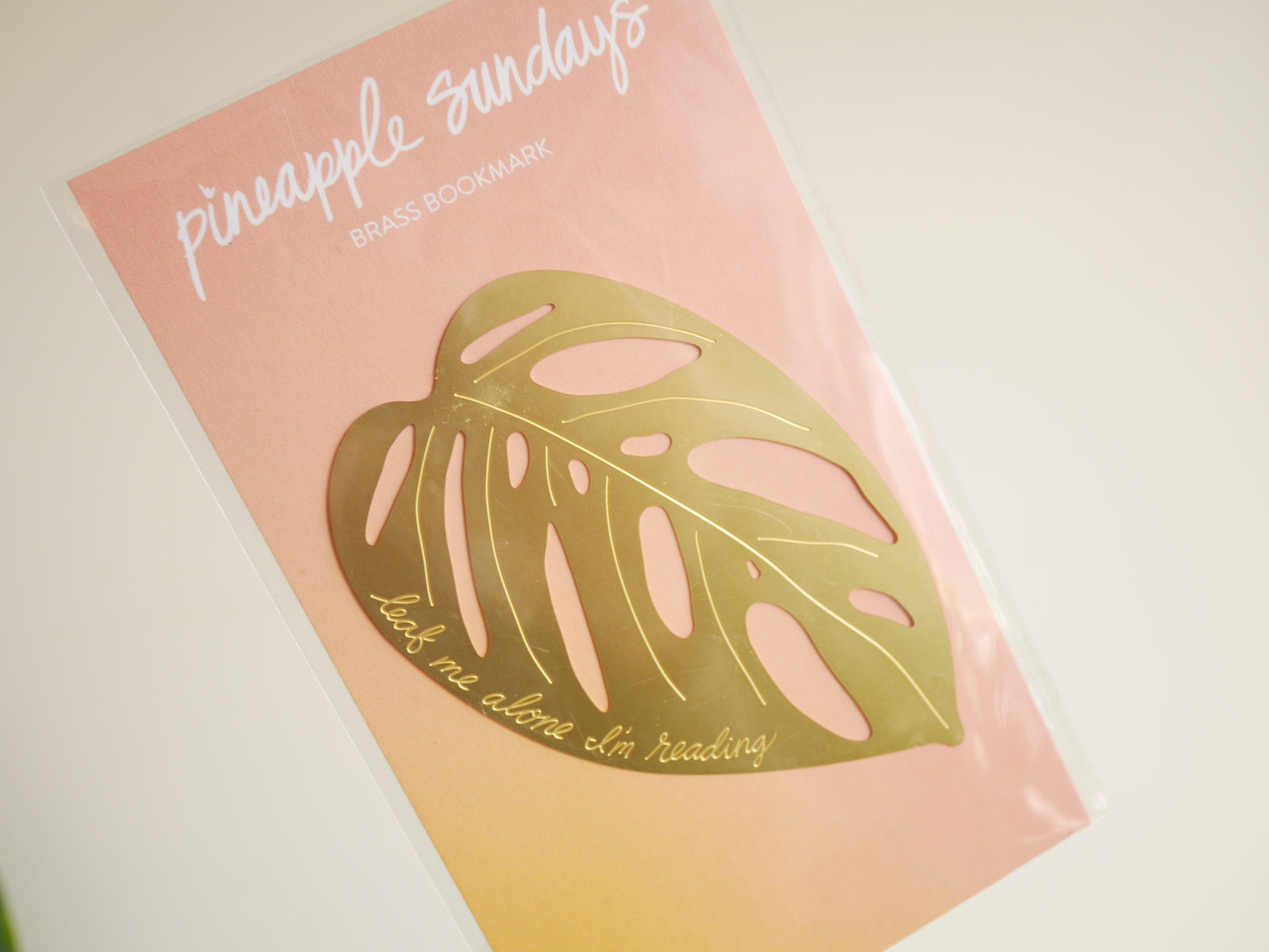 Leaf Me Alone Bookmark